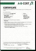 SANOS Eco Certificate 2022