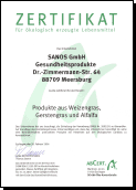 SANOS Öko-Zertifikat 2006