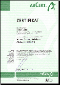 SANOS Eco Certificate 2009